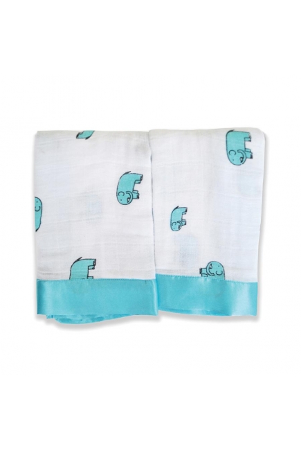 Муслиновые пеленки для новорожденных Aden&Anais маленькие, Elephant