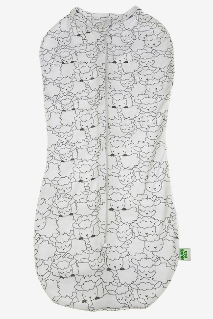 Пеленка-кокон для новорожденных трикотажный, овечки