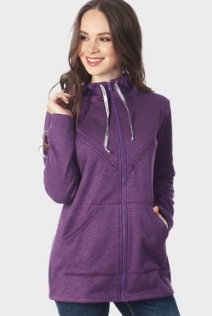Толстовка для кормящих и беременных из флиса Letty, сирень