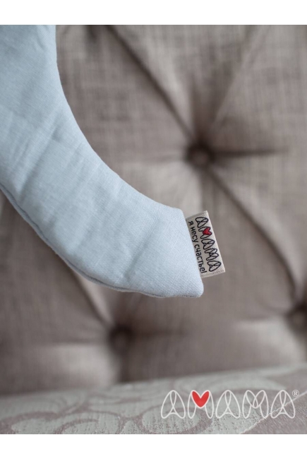 Подушка для беременных и кормящих "Слон Радостный", серый