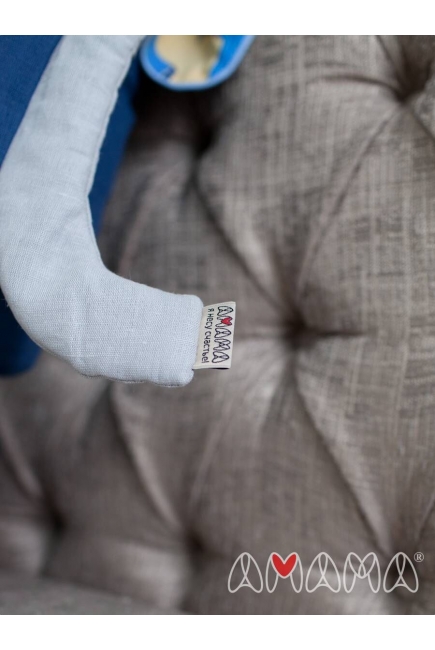 Подушка для беременных и кормящих "Слон Радостный", синий