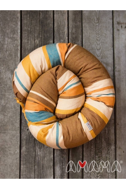 Подушка для беременных и кормящих "Путешественница", коричневый