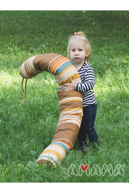 Подушка для беременных и кормящих "Путешественница", коричневый