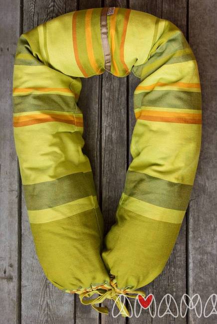 Подушка для беременных и кормящих "Путешественница", зеленый