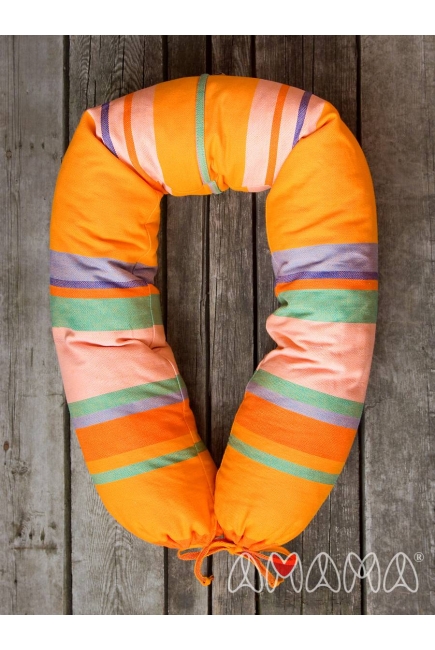 Подушка для беременных и кормящих "Путешественница", разноцветный