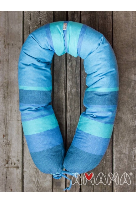 Подушка для беременных и кормящих "Путешественница", бирюзовый