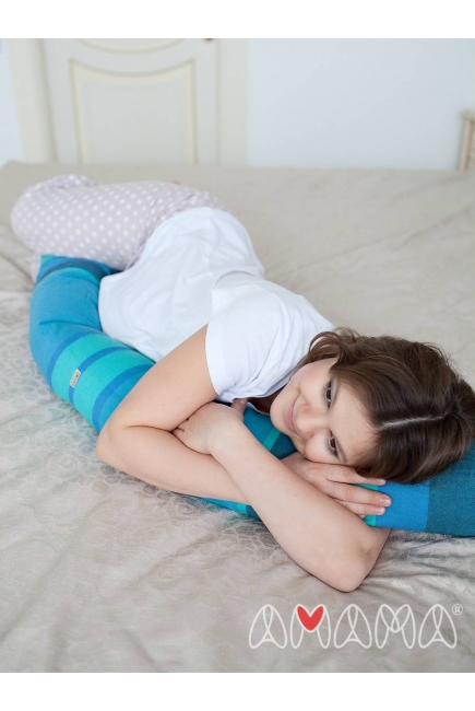 Подушка для беременных и кормящих "Путешественница", бирюзовый