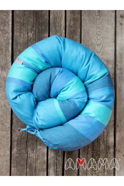 Подушка для беременных и кормящих "Путешественница", бирюзовый
