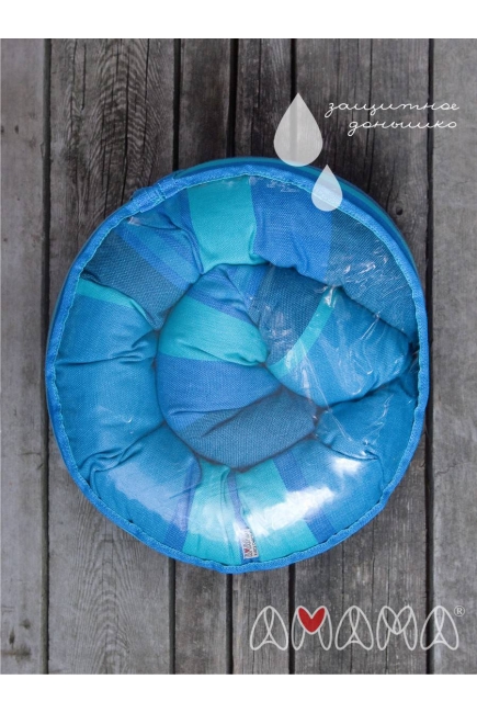 Подушка для беременных и кормящих "Путешественница", бирюзовый