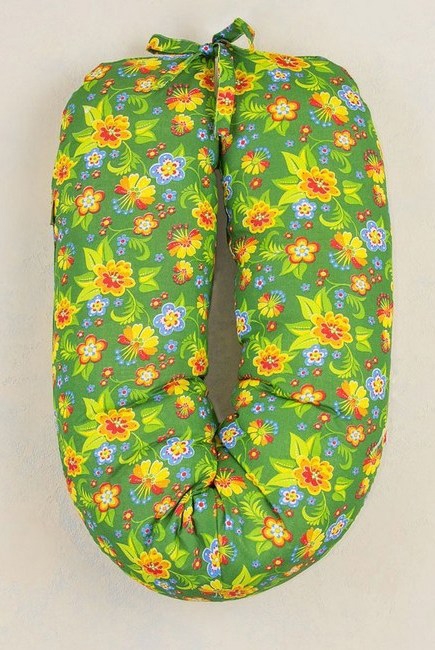 Подушка для беременных и кормящих и "Лёгкая на подъём" 150см, зеленый