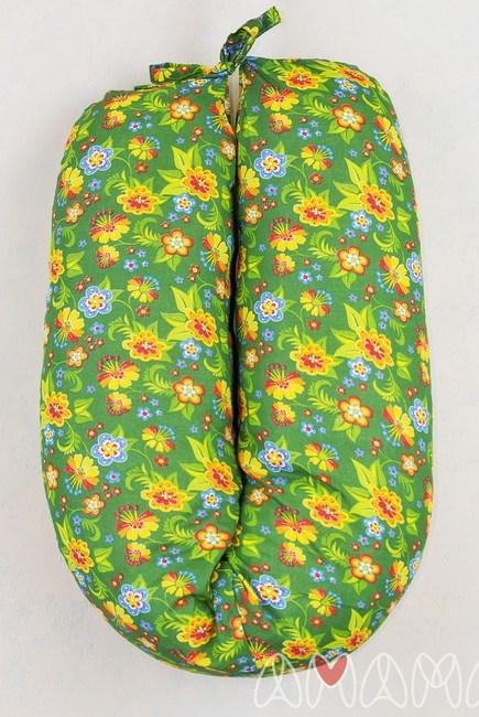 Подушка для беременных и кормящих "Лёгкая на подъём" 170см, зеленый