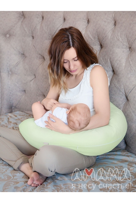 Подушка для беременных и кормящих "Лёгкая на подъём" 170см, зеленый