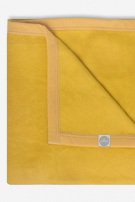 Плед для новорожденных, цвет желтый