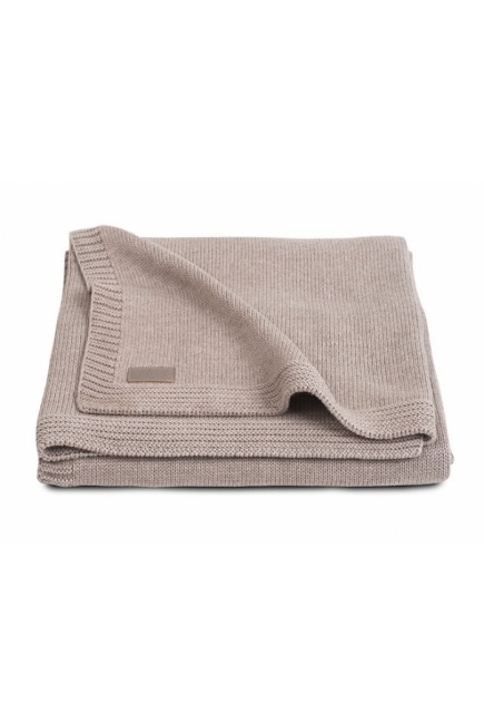 Вязаный плед для новорожденных Jollein Natural, песочный