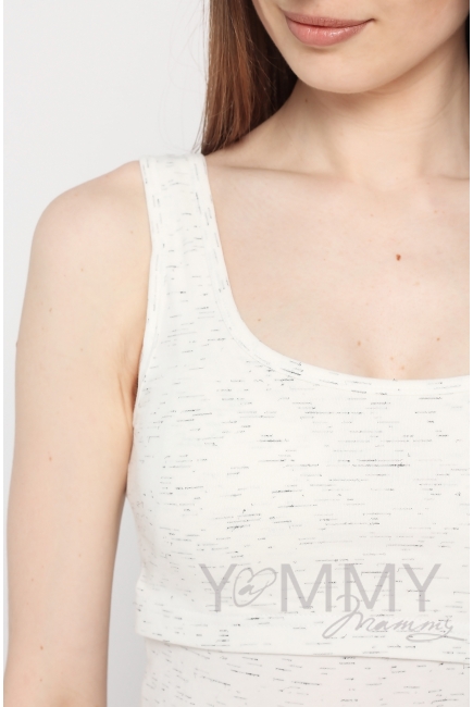 Майка для беременных и кормящих, экрю