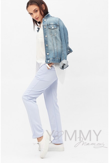 Костюм из плотной вискозы Костюм для кормящих и беременных из плотной вискозы, цвет лавандовый