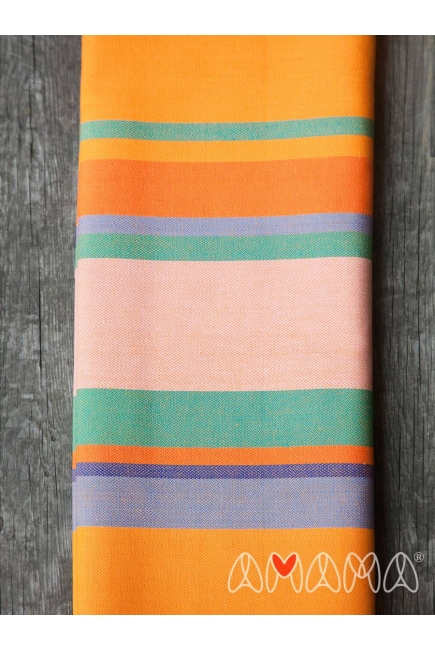 Слинг-шарф «Табатай» Амама, разноцветный полосатый