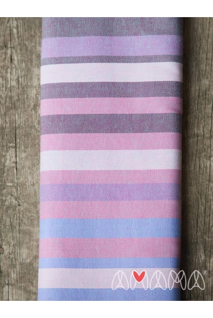 Слинг-шарф «Табатай» Амама, фиолетовый полосатый