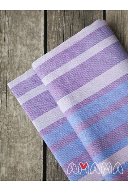 Слинг-шарф «Табатай» Амама, фиолетовый полосатый