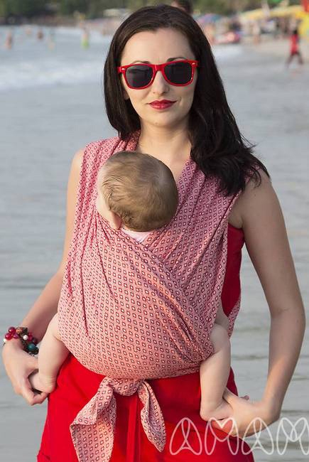 Слинг-шарф Амама «Мэнкэрэ», гранатовый