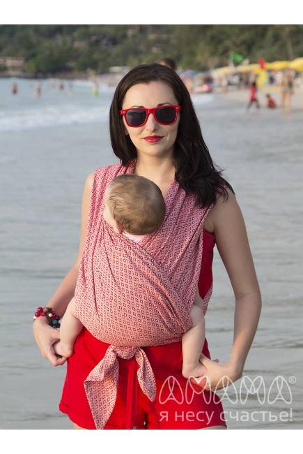 Слинг-шарф Амама «Мэнкэрэ», гранатовый