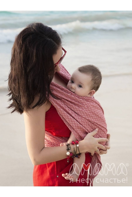 Слинг-шарф Амама «Мэнкэрэ», гранатовый