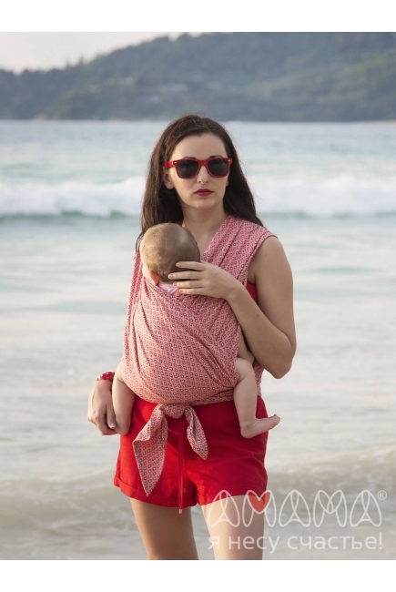 Слинг-шарф Амама «Мэнкэрэ», гранатовый