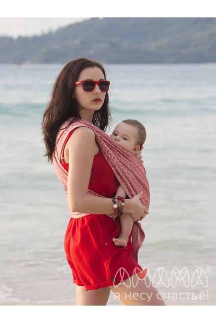 Слинг-шарф Амама «Мэнкэрэ», гранатовый