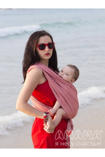 Слинг-шарф Амама «Мэнкэрэ», гранатовый