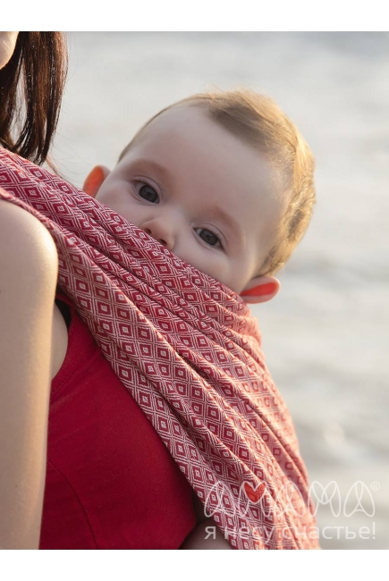 Слинг-шарф Амама «Мэнкэрэ», гранатовый