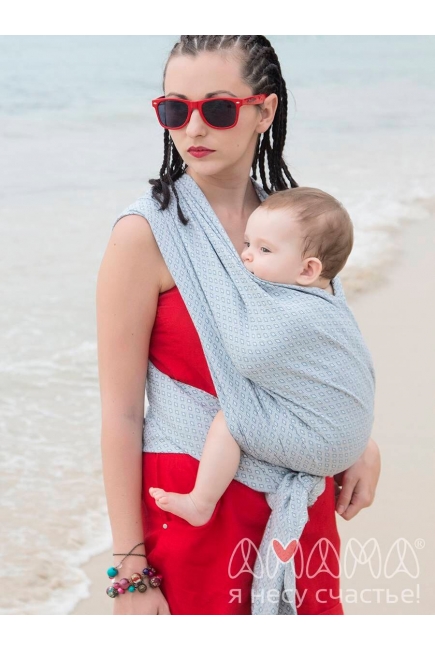 Слинг-шарф Амама «Мэнкэрэ», жемчужный