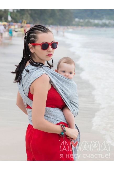 Слинг-шарф Амама «Мэнкэрэ», жемчужный