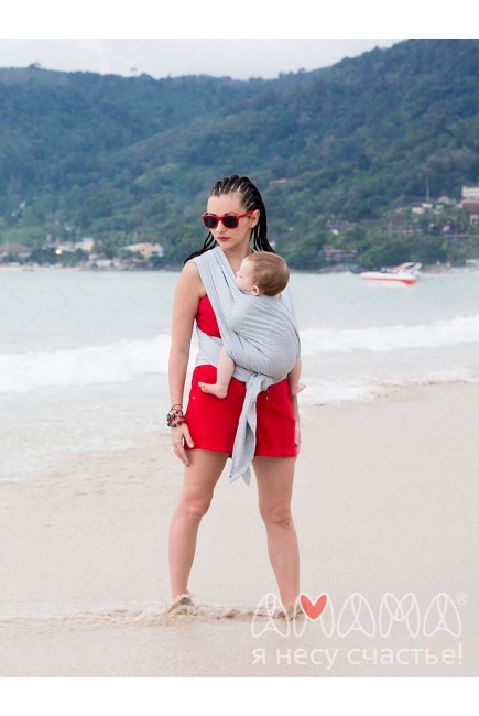 Слинг-шарф Амама «Мэнкэрэ», жемчужный