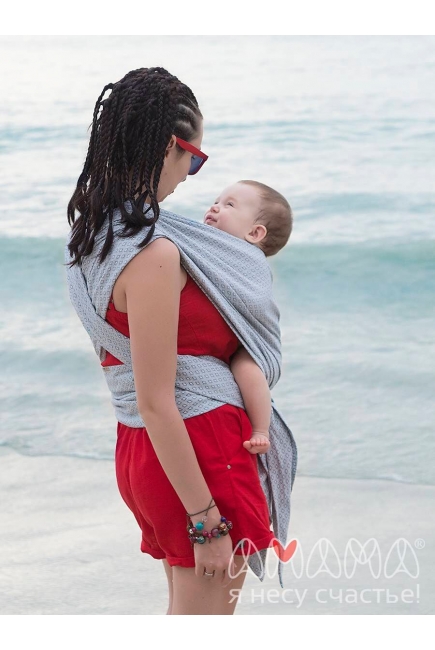 Слинг-шарф Амама «Мэнкэрэ», жемчужный