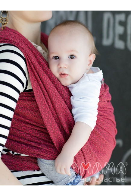 Слинг-шарф Амама «Мэнкэрэ», рубиновый