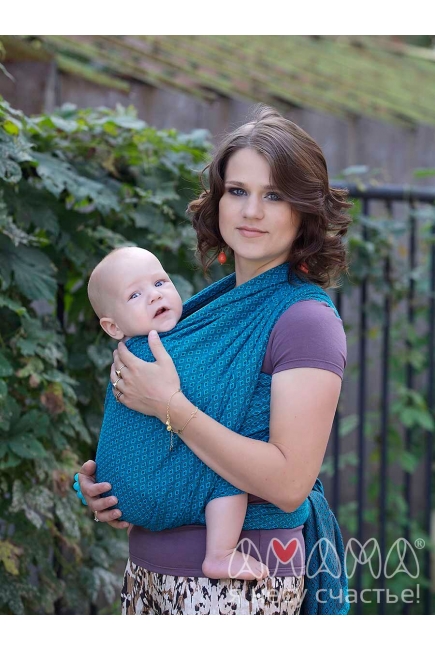 Слинг-шарф Амама «Мэнкэрэ», бирюзовый