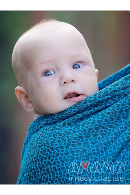 Слинг-шарф Амама «Мэнкэрэ», бирюзовый