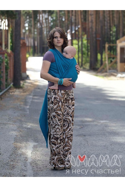 Слинг-шарф Амама «Мэнкэрэ», бирюзовый