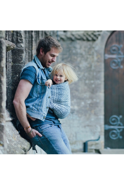 Слинг-шарф Didymos Indio (Prima) сине-белый