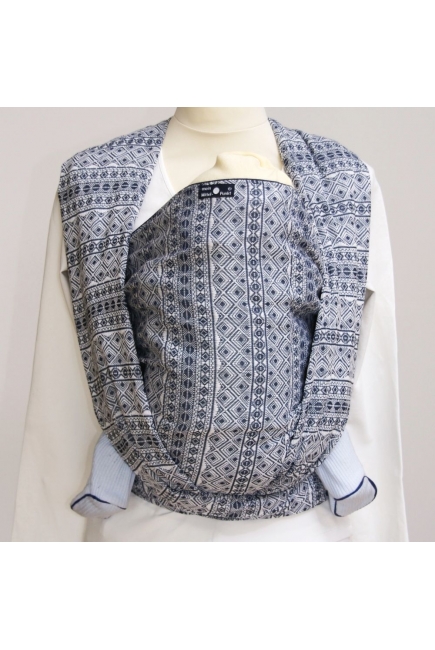 Слинг-шарф Didymos Indio (Prima) темно-сине-белый