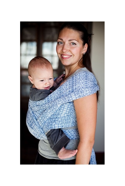 Слинг-шарф Didymos Indio (Prima) сине-белый