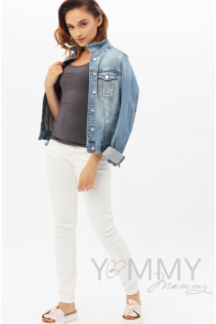 Майка для кормящих и беременных, цвет антрацит