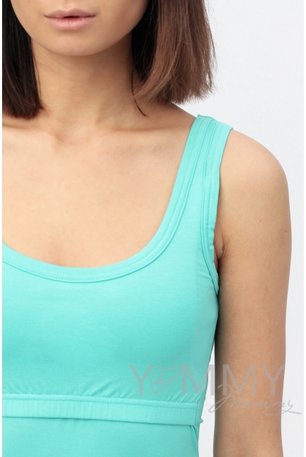 Майка для беременных и кормящих, ментол