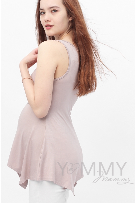 Туника для кормящих и беременных, капучино