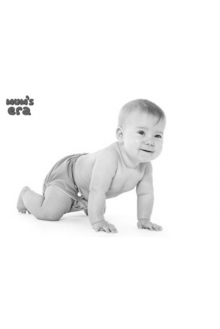 Многоразовый подгузник "Mums Era", Матрёшки белый (1 вкладыш)