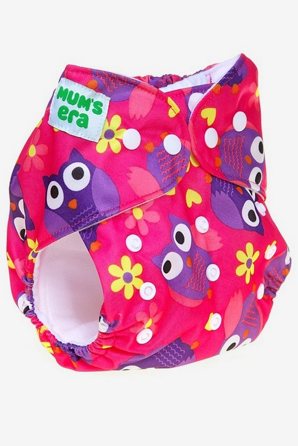 Многоразовый подгузник "Mums Era", Совунья лиловый с 1 вкладышем