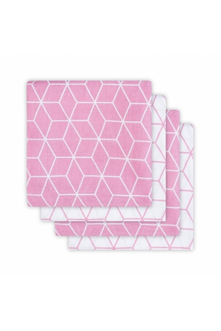 Пеленки муслиновые для новорожденного Jollein средние, Graphic Mauve