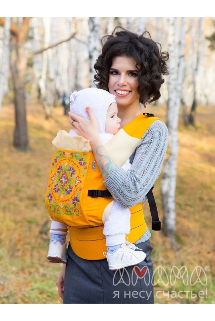Эрго-рюкзак Etno, желтый