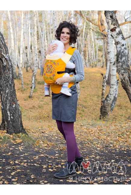 Эрго-рюкзак Etno, желтый