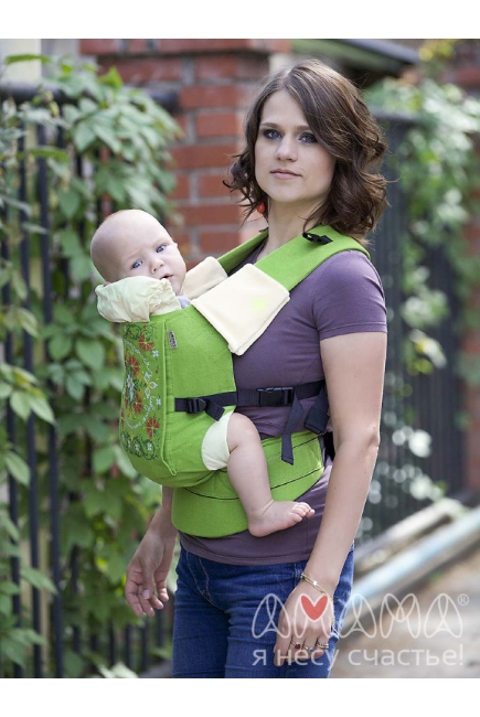 Эрго-рюкзак Etno, зеленый